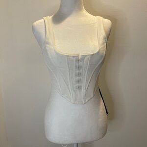 White Corset Top